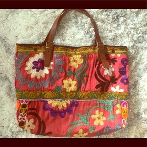 VGUC! Gorgeous Boho Elliot Mann Embroidered Bag!